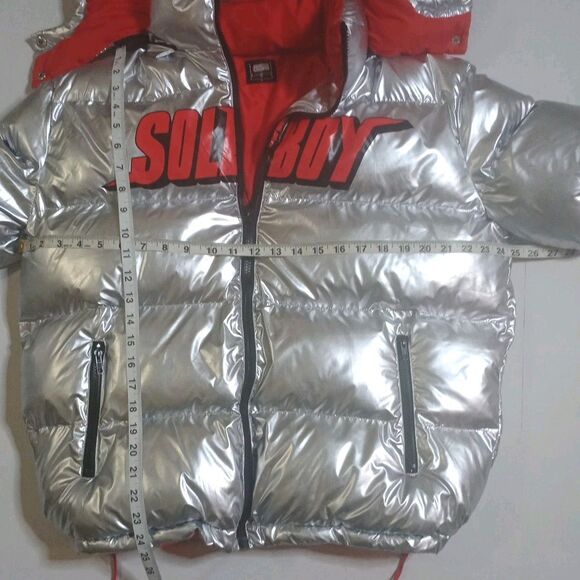 Soleboy Bloody Chrome Bubble Jacket Size S Puffer Streetwear Hip Hop Mens - Picture 7 of 11